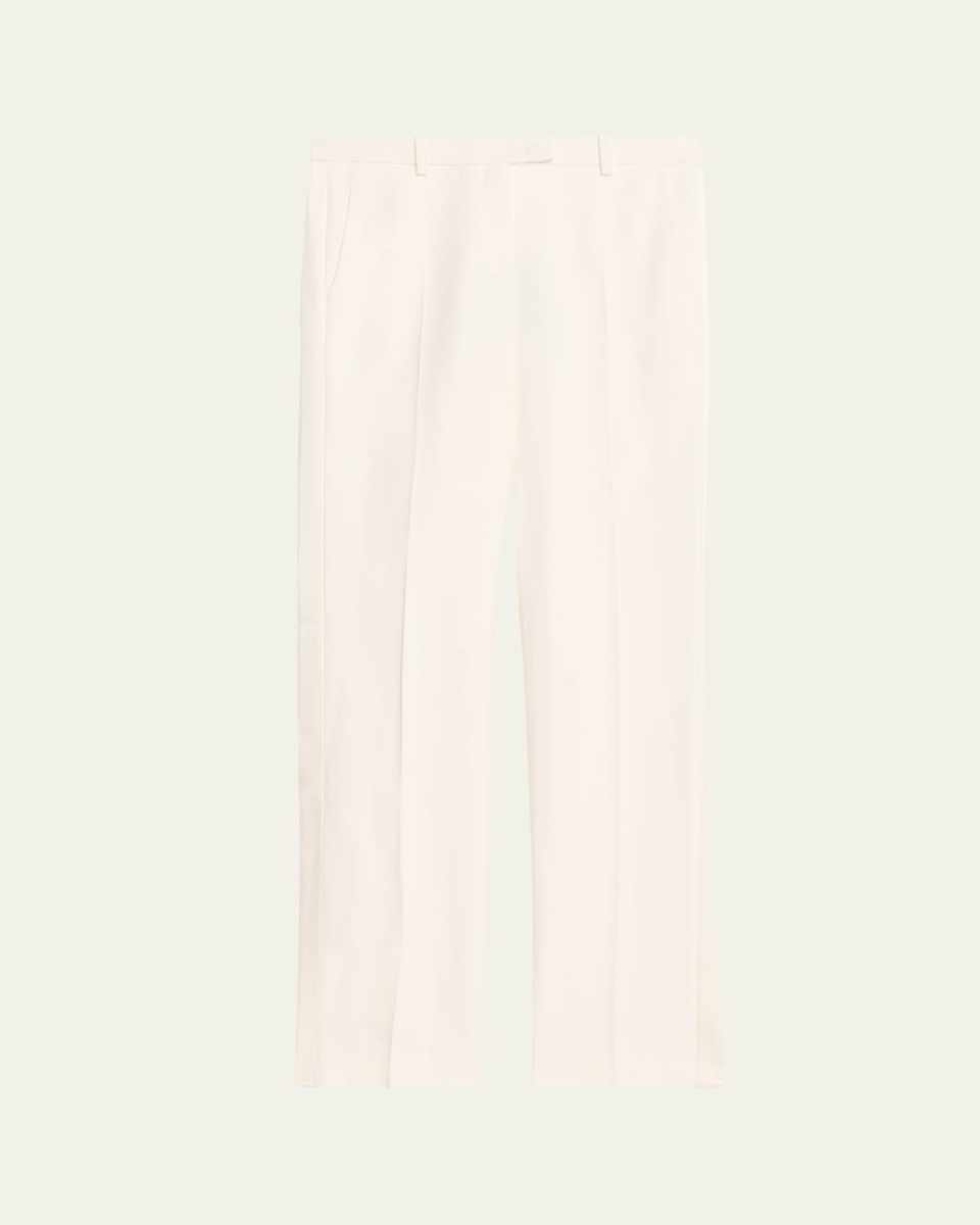 Wide-Leg Tuxedo Trousers